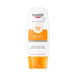 Eucerin Sun Lotion SPF 50 150 ml es una loción solar que proporciona una alta protección contra los rayos UVA y UVB.