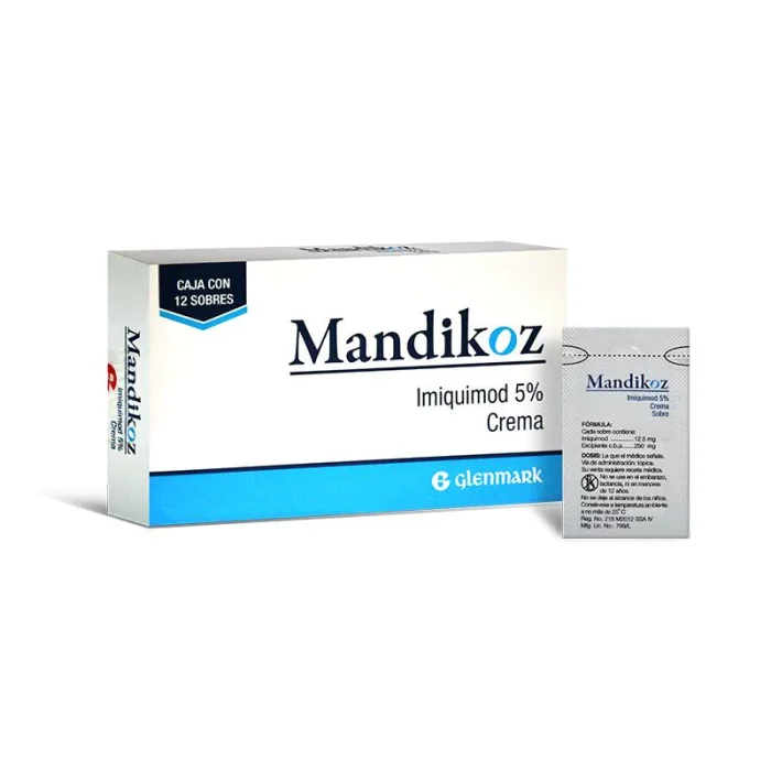 Mandikoz Crema 12 sob (imiquimod 5%) (Glenmark)