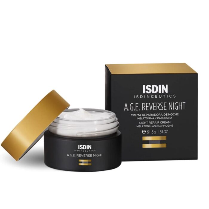 age-reverse-night-50ml-isdinceutics Age Reverse Night es una crema facial de noche formulada con Melatonina , que estimula tus defensas antioxidantes para combatir las agresiones sufridas...