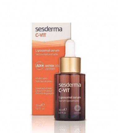 C-Vit Suero Liposomal Serum con vitamina C favorece la síntesis de colágeno y ayuda a obtener un tono uniforme de la piel...