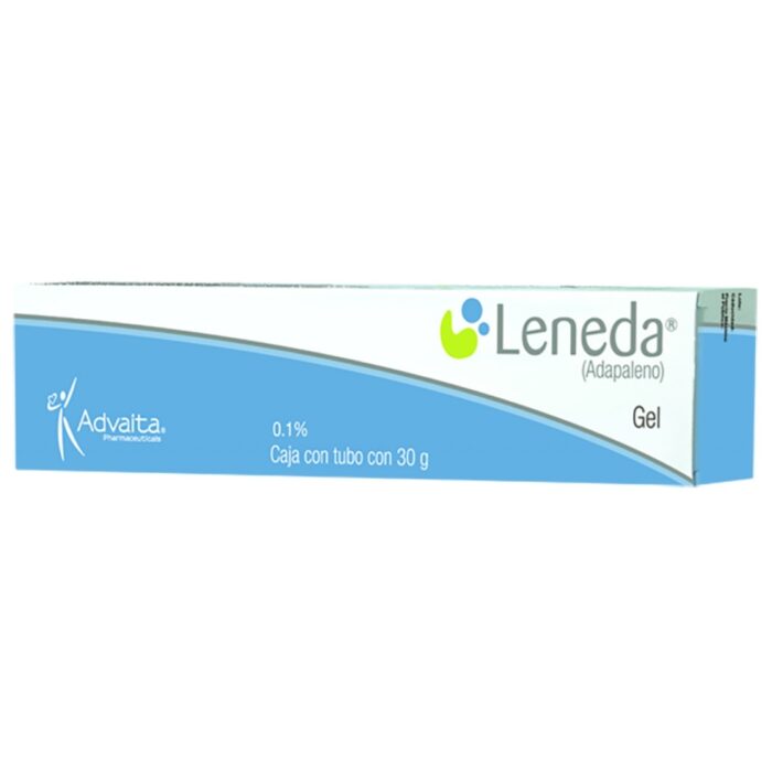 Leneda Gel .1% 30gr (Advaita) Tratamiento para acné leve a moderado. Está indicado en el tratamiento tópico del acné vulgar con predominio de comedones...