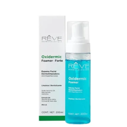 Oxidermic Forte Espuma 200Ml Azul Claro (Reve) Omicronlab