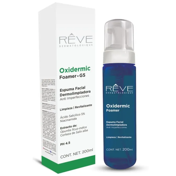 Oxidermic G5 Espuma 200Ml Azul Fuerte
