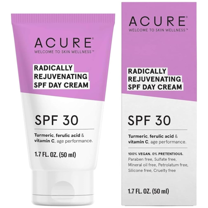 Radically Rejuvenating spf30 Crema 50ml (GVI Acure)-813424021489 Radically Rejuvenating spf30 Crema 50ml (GVI Acure)-813424021489