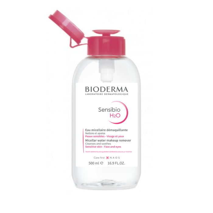 Sensibio H2O 500ml Bomba Inv (Bioderma) (1) Sensibio H2O 500Ml Bomba Inv (Bioderma)