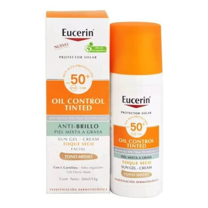 Spf50+ Oil Control tono medio 50ml Spf50+ Oil Control t/medio 50ml