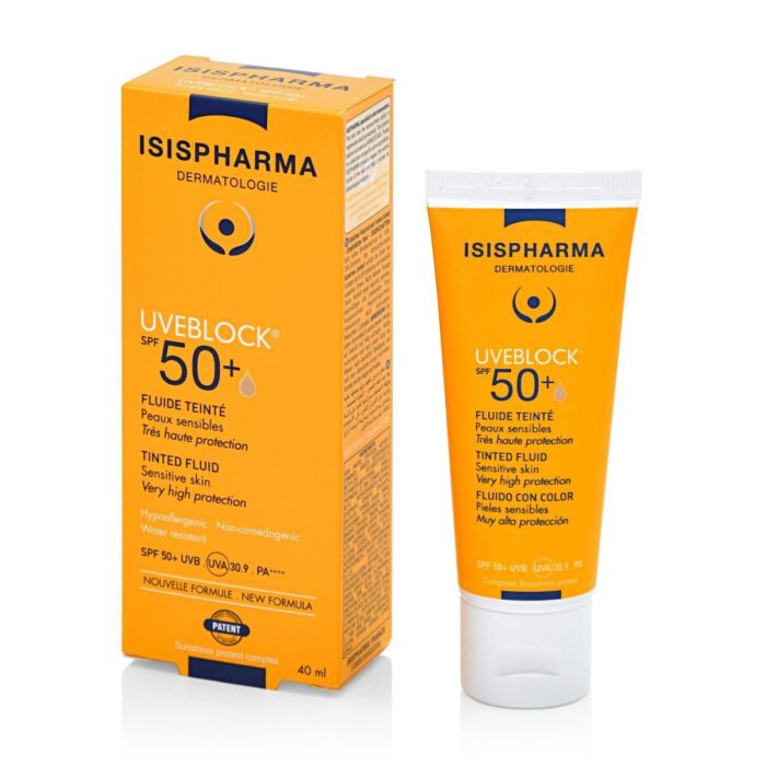 Uveblock FPS 50+ Fluido con Color 40ml (Isispharma) Uveblock FPS50+ Fluido con Color 40ml (Isis pharma) - Image 1
