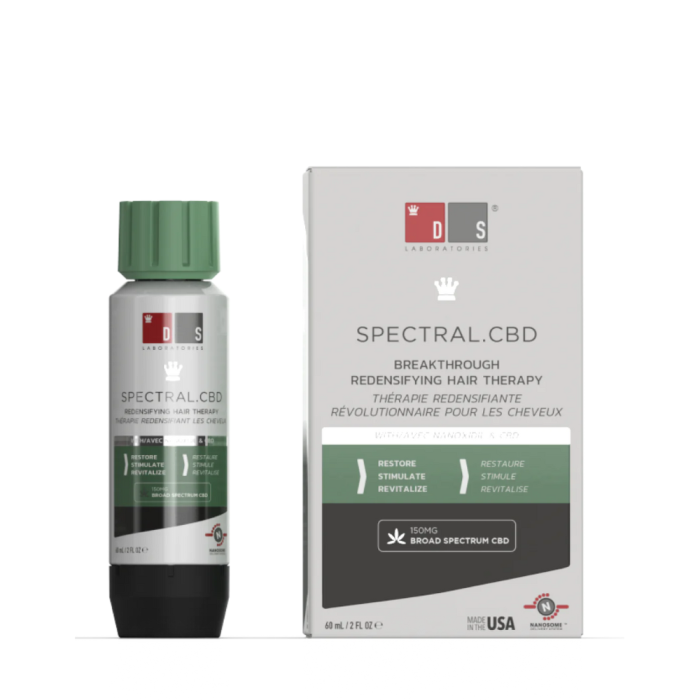 Spectral CBD Locion Este novedoso tratamiento tópico contiene 100 mg de CBD (cannabidiol). Previene la inflamación de folículo piloso y evita la caída.