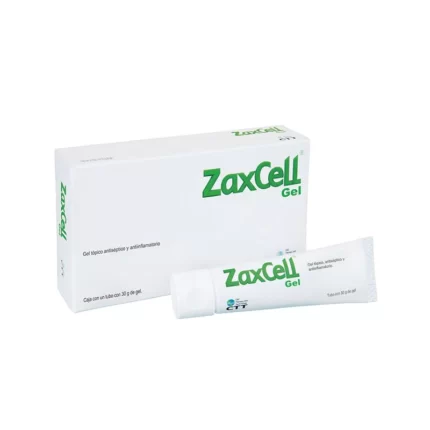 Zaxcell Gel 5g tratamiento para el acné en gel, coadyuvante en el manejo y en la eliminación de lesiones dérmicas. En cualquier etapa del acné puede usarse.