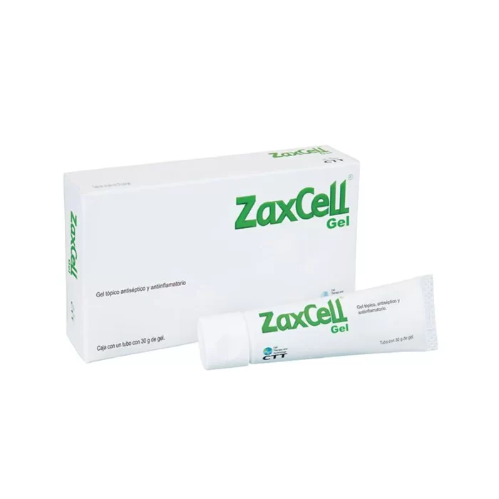Zaxcell Gel 5g tratamiento para el acné en gel, coadyuvante en el manejo y en la eliminación de lesiones dérmicas. En cualquier etapa del acné puede usarse.