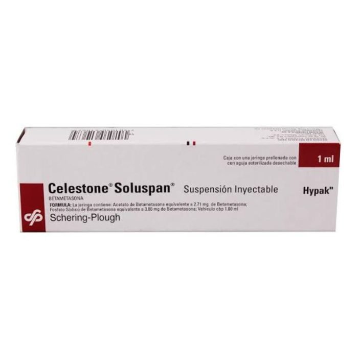 Celestone Solupan Inyectable 1ml (Shering Ploug)