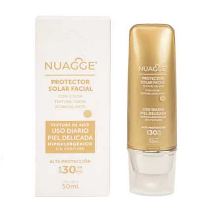 Nuagge Protector Facial C/Color Spf30 50Ml (Dermi Co)