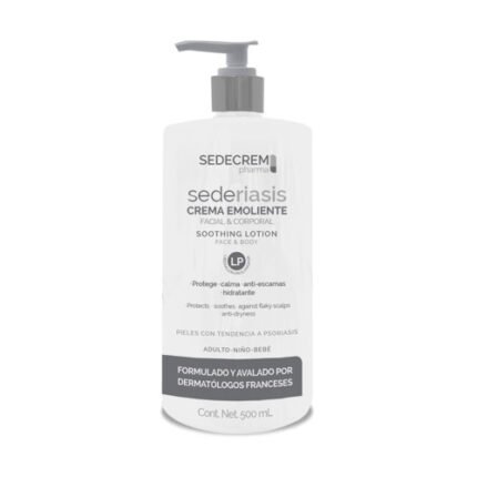 Sederiasis Crema 500ml Emulsión especialmente formulada para las pieles con tendencia a la psoriasis, caracterizada por una renovación epidérmica de 4...