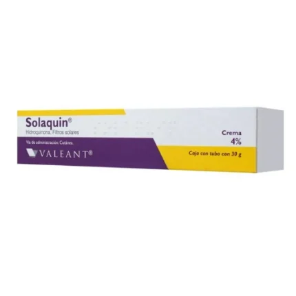 Solaquin Crema 4% (Valeant)
