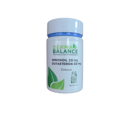 Minoxidil 2.5 Mg+ Dutasterida .5 Mg 30 Caps Dermi Co