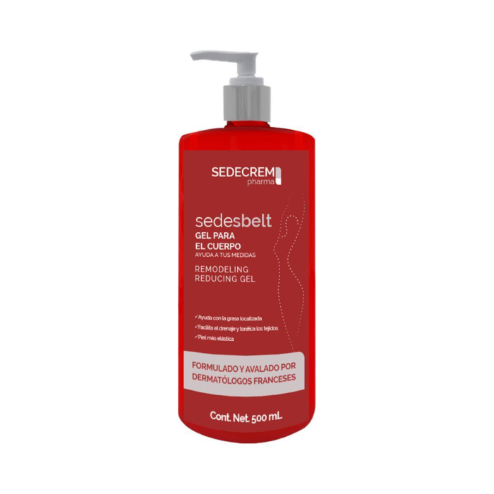 Sedesbelt Gel Reductor remodelador en gel con una fórmula muy completa a base de liposomas de múltiples extractos vegetales, reducen los depósitos de grasa