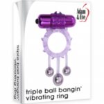Anillo Vibrador Triple Bola Vibrante