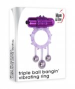 Anillo Vibrador Triple Bola Vibrante