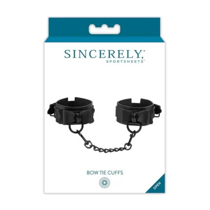 Esposas Sincerely Bow Tie Cuffs