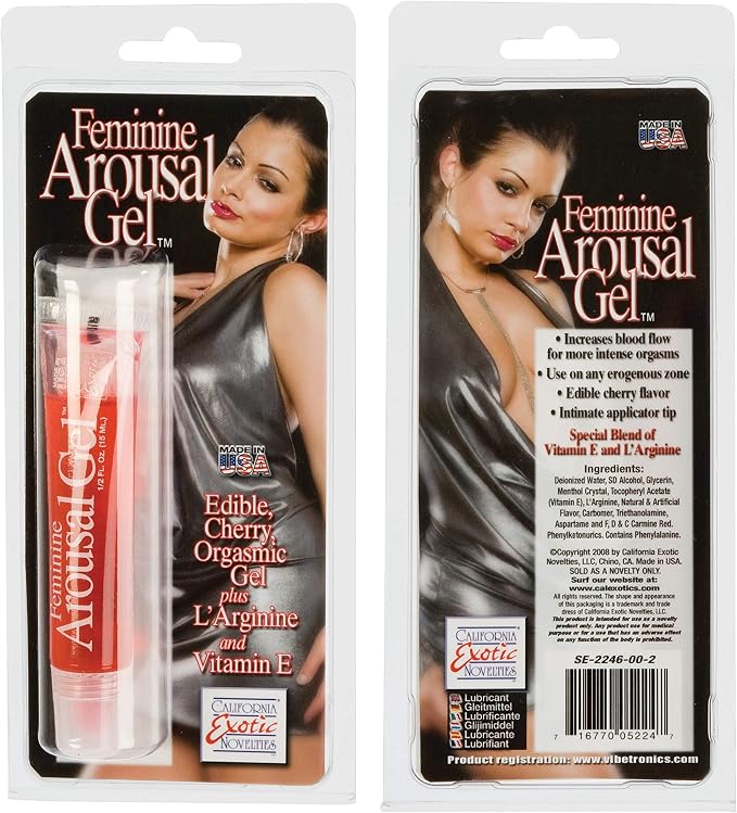 Femine Arousal Gel.jpg Arousal Gel Femenino Para Clitoris Sabor Cereza - Imagen 1