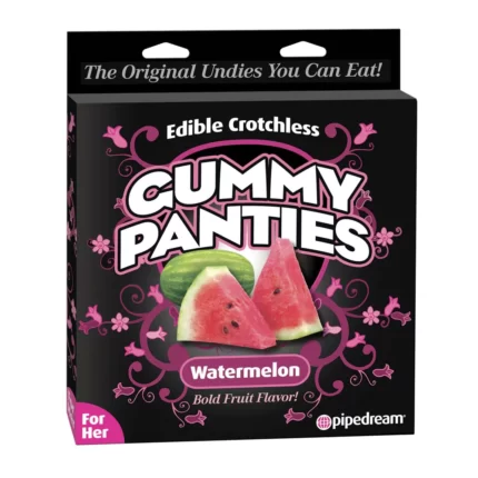 Pipedream Edible Crotchless Gummy Panties - Watermelon