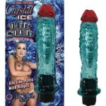 Red Tip Crystal Ice Top Stud Blue