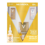 Neovadiol Bi Serum combate el fotoenvejecimiento, la flacidez, las arrugas y aumenta los lípidos en la epidermis además de iluminar la piel del rostro.