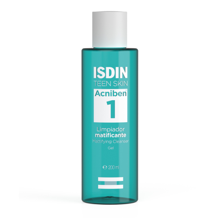 Acniben-limpiador-matificante-200-Ml-(ISDIN) Acniben Limpiador Matificante es el gel que limpia la piel grasa o con tendencia acneica sin resecar. Desobstruye los poros, elimina las impurezas y...