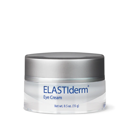 Elastiderm Crema de Ojos es una fórmula reafirmante que fortalece la piel al estimular la producción de colágeno y elastina. 