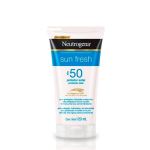 Neutrogena Sun Fresh previene e hidrata el daño solar. Formulado con FPS50, complejo antioxidante con Vitamina E, extracto de manzanilla y Aloe Vera