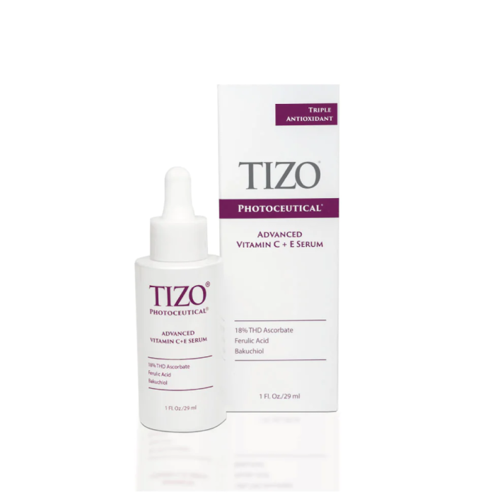 tizo-advanced-vitamin-c+e-serum-gvi Tizo Advanced Vitamin C+E Serum es un suero diseñado para reafirmar la piel, unificar el tono y reducir visiblemente las líneas finas y arrugas.