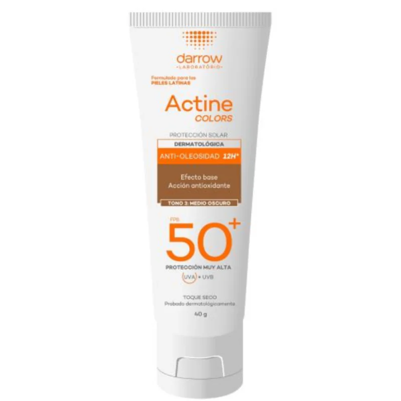 Dw Actine Colors Fps50+ Medio Oscuro 40g (Darrow)-3282770207675