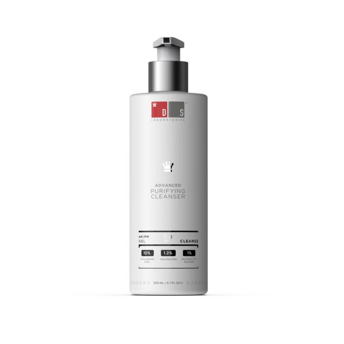 Advanced Purifying Cleanser 200ml (DS Laboratories) Advanced Purifying Cleanser 200ml es un dermolimpiador de uso diario que deja la piel suave y tersa. Elimina suavemente la suciedad, el exceso de grasa...