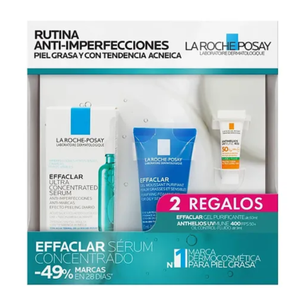 Kit-Effaclar Suero 30Ml+Gel 50Ml+Bloq (La Roche)