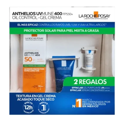 Kit Anthelios GelCrem 50ml EffaclarGel 50ml (La Roche) (1)