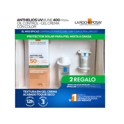 Kit Anthelios Uv Mune Oil Control Color (La Roche)