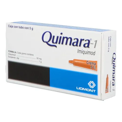 Quimara-1 Imiquimod 5% Crema 5gr Liomont Quimara-1 Imiquimod 5% Crema 5gr Liomont