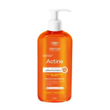 Dw-Actine Gel Limpiador Acne 240g Darrow