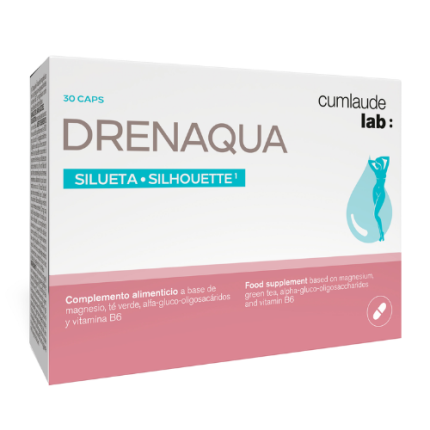 Drenaqua 30 caps (Cumlaude Lab) es un complemento alimenticio de referencia diseñado para favorecer la eliminación de líquidos y mejorar la silueta de forma natural y equilibrada.