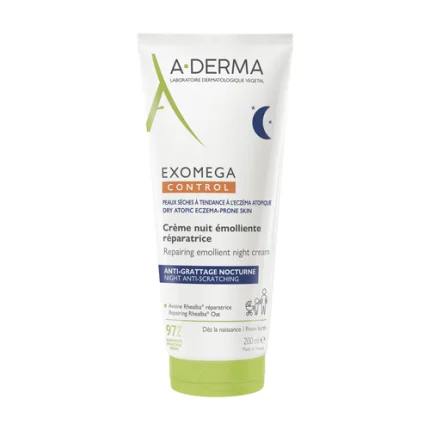 Exomega Crema Emoliente Noche 200ml A-Derma