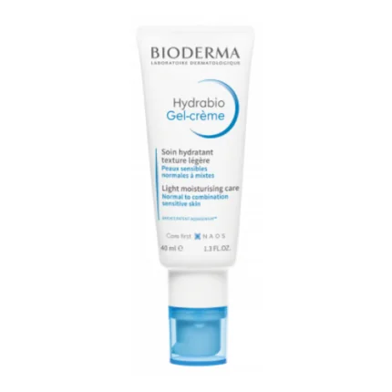 Hydrabio Gel-Crema (Bioderma) es un cuidado hidratante de textura ligera y luminosa, diseñado específicamente para pieles sensibles deshidratadas, de normales a mixtas, que han perdido su brillo natural.