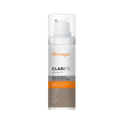 Clarite Suero para Rostro TX (Dermagius) es un concentrado despigmentante y perfeccionador de alto espectro, formulado para unificar el tono de la piel y tratar las manchas de origen vascular y melánico.