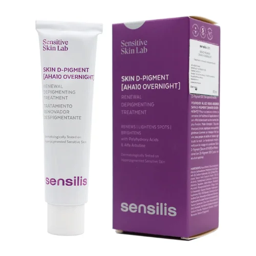Skin D-Pigment AHA10 OverNight 30ml (Sensilis) Skin D-Pigment AHA10 OverNight 30ml (Sensilis)