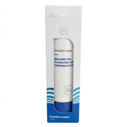 Solución Capilar Minoxidil 10% Finasterida 0.5% Clobetasol 0.015%  (DermiCo)
